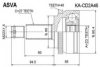 ASVA KA-CD2A46 Joint Kit, drive shaft